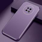 For Huawei Enjoy 20 Plus Cool Frosted Metal TPU Shockproof Case(Purple) - 1