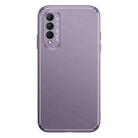 For Honor X20 Cool Frosted Metal TPU Shockproof Case(Purple) - 1