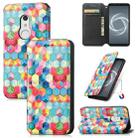 For Fujitsu Arrows BZ02/Be4 Plus/F-41B Colorful Magnetic Horizontal Flip PU Leather Case with Holder & Card Slot & Wallet(Magic Space) - 1