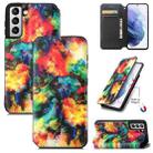 For Samsung Galaxy S21 5G Colorful Magnetic Horizontal Flip PU Leather Case with Holder & Card Slot & Wallet(Colorful Cloud) - 1