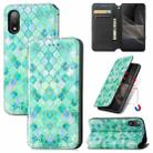 For Sony Xperia Ace II Colorful Magnetic Horizontal Flip PU Leather Case with Holder & Card Slot & Wallet(Emerald) - 1