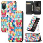 For Sony Xperia Ace II Colorful Magnetic Horizontal Flip PU Leather Case with Holder & Card Slot & Wallet(Magic Space) - 1