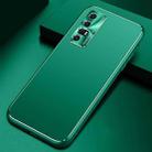 For OPPO Reno3 / K7 Cool Frosted Metal TPU Shockproof Case(Green) - 1