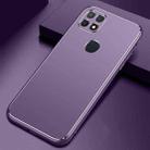 For OPPO A35 / A15 Cool Frosted Metal TPU Shockproof Case(Purple) - 1