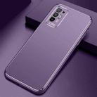 For OPPO A94 / A95 Cool Frosted Metal TPU Shockproof Case(Purple) - 1