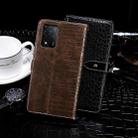 For OPPO A93s 5G idewei Crocodile Texture Horizontal Flip Leather Case with Holder & Card Slots & Wallet(Grey) - 3