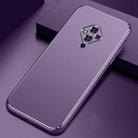 For vivo S5 Cool Frosted Metal TPU Shockproof Case(Purple) - 1