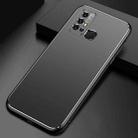 For vivo Z6 5G Cool Frosted Metal TPU Shockproof Case(Black) - 1