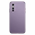 For vivo S7e / Y73s Cool Frosted Metal TPU Shockproof Case(Purple) - 1