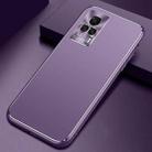 For vivo S9e Cool Frosted Metal TPU Shockproof Case(Purple) - 1