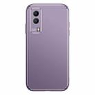 For vivo Y53s Cool Frosted Metal TPU Shockproof Case(Purple) - 1