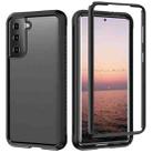 For Samsung Galaxy S21+ 5G C1 2 in 1 Shockproof TPU + PC Protective Case with PET Screen Protector(Black) - 1