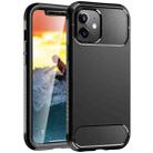 For iPhone 12 mini C2 2 in 1 Shockproof TPU + PC Protective Case with PET Screen Protector (Black) - 2