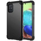 For Samsung Galaxy A71 5G 3 in 1 Shockproof PC + Silicone Protective Case(Black) - 1
