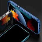 For iPhone 13 ROCK SPACE 0.33mm Green Light Eye Protection Anti-blue Light Full Screen Tempered Glass Film - 5