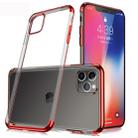 For iPhone 11 Pro SULADA Shockproof TPU Plating Protective Case(Red) - 1