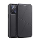 DUX DUCIS New Skin X Series PU + TPU Horizontal Flip Leather Case with Holder & Card Slots For iPhone 13 mini(Black) - 1