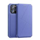 For iPhone 13 Pro Max DUX DUCIS New Skin X Series PU + TPU Horizontal Flip Leather Case with Holder & Card Slots (Blue) - 1