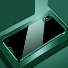 For iPhone XR SULADA Borderless Plated PC Protective Case(Green) - 1