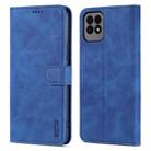 AZNS Skin Feel Calf Texture Horizontal Flip Leather Case with Card Slots & Holder & Wallet For Huawei Maimang 10 SE(Blue) - 1