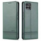 AZNS Magnetic Calf Texture Horizontal Flip Leather Case with Card Slots & Holder & Wallet For Honor Play 20(Dark Green) - 1