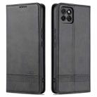 AZNS Magnetic Calf Texture Horizontal Flip Leather Case with Card Slots & Holder & Wallet For Honor Play 20(Black) - 1