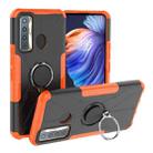 Machine Armor Bear Shockproof PC + TPU Protective Case with Ring Holder For Tecno Camon 17(Orange) - 1