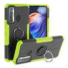 Machine Armor Bear Shockproof PC + TPU Protective Case with Ring Holder For Tecno Camon 17(Green) - 1