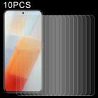 For vivo iQOO 8 10 PCS 0.26mm 9H 2.5D Tempered Glass Film - 1