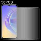 For vivo V21e / V21e 5G 50 PCS 0.26mm 9H 2.5D Tempered Glass Film - 1