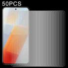 For vivo iQOO 8 50 PCS 0.26mm 9H 2.5D Tempered Glass Film - 1