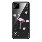 For iPhone 11 SULADA 3D Laser Engraving PC Plating Diamond Protective Case(Black) - 1