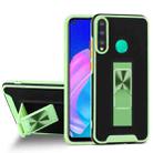 For Huawei Y7p Dual-color Skin Feel TPU + PC Magnetic Shockproof Case with Invisible Holder(Green) - 1