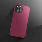 X-level Knight Series Ultra-thin All-inclusive PU Case For iPhone 13 Pro Max(Wine Red) - 1