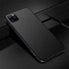 For iPhone 11 Pro Max SULADA Shockproof Aviation Aluminum Metal frame + TPU + Frosted Protective Case(Black) - 1