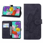 For iPhone 13 Retro Skin Feel Butterflies Embossing Horizontal Flip Leather Case with Holder & Card Slots & Wallet(Black) - 1