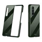 For Samsung Galaxy Z Fold3 5G Shockproof Piano Paint Protective Case(Green) - 1