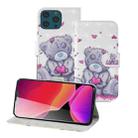 3D Painting Pattern Coloured Drawing Horizontal Flip PU Leather Case with Holder & Card Slots & Wallet For iPhone 13 Pro Max(Love Panda) - 1