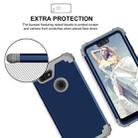 For Google Pixel 3 XL 3 in 1 Shockproof PC + Silicone Protective Case(Navy Blue + Grey) - 5