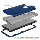 For Google Pixel 3 XL 3 in 1 Shockproof PC + Silicone Protective Case(Navy Blue + Grey) - 6