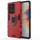 For Xiaomi Mi Mix 4 PC + TPU Shockproof Protective Case with Magnetic Ring Holder(Red) - 1
