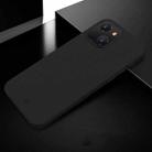 X-level Wing Series Shockproof Ultra Thin Matte Protective Case For iPhone 13(Solid Black) - 1