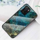 For Xiaomi Redmi Note 10 Pro 5G Marble Pattern Glass + TPU Protective Case(Emerald) - 1