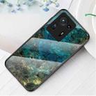 For Xiaomi Mi Mix 4 Marble Pattern Glass + TPU Protective Case(Emerald) - 1