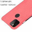For Google Pixel 5a 5G Shockproof Crocodile Texture PC + PU Case(Red) - 4