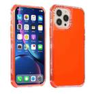 For iPhone 11 Pro Max Dream Transparency TPU + PC Shockproof Back Case (Red) - 1
