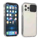 For iPhone 11 Sliding Camera Cover Design Shockproof TPU Frame + Clear PC Case (Black) - 1