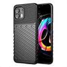 Thunderbolt Shockproof TPU Protective Soft Case For Motorola Moto Edge 20 Lite / Edge 20 Fusion(Black) - 1