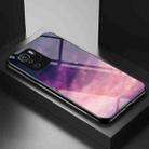 For Xiaomi Poco X3 GT Starry Sky Painted Tempered Glass TPU Shockproof Protective Case(Dream Sky) - 1