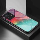 For Xiaomi Mi Mix 4 Starry Sky Painted Tempered Glass TPU Shockproof Protective Case(Color Starry Sky) - 1